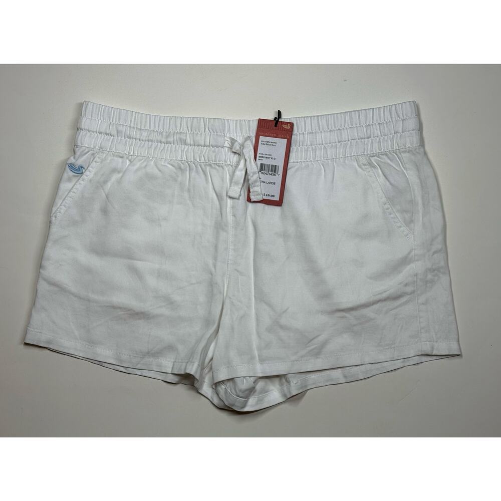 Southern Marsh White Rachel Relaxed Shorts Elastic XL NWT $49